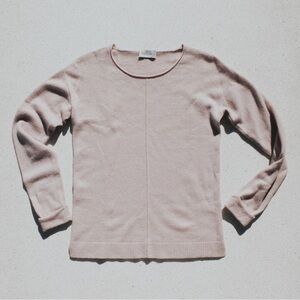 Delicate Love 100% cashmere sweater crew neck rollneck pink Small